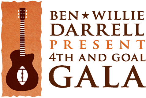 Ben Willie Darrel Present 4th and Goal Gala